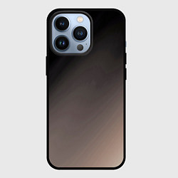 Чехол iPhone 13 Pro Черный, серый бежевый градиент