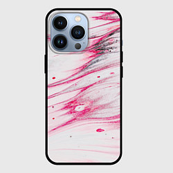 Чехол iPhone 13 Pro Красные разводы