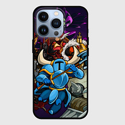 Чехол iPhone 13 Pro Shovel knight and enemy