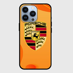 Чехол для iPhone 13 Pro Porsche Абстракция, цвет: 3D-черный