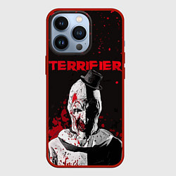 Чехол для iPhone 13 Pro Фильм Ужасающий, цвет: 3D-красный
