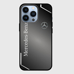 Чехол для iPhone 13 Pro Mercedes абстракция карбон, цвет: 3D-черный