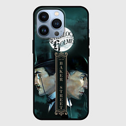 Чехол iPhone 13 Pro Sherlock vs Moriarty