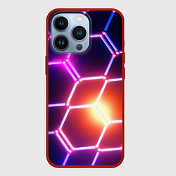 Чехол iPhone 13 Pro Магическая неоновая броня