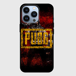 Чехол iPhone 13 Pro PUBG red theme