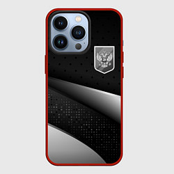 Чехол iPhone 13 Pro Russia - black & white