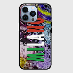 Чехол для iPhone 13 Pro Avant-garde color texture - Milano, цвет: 3D-черный