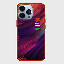 Чехол для iPhone 13 Pro Разноцветная экспрессивная композиция - Milano, цвет: 3D-красный