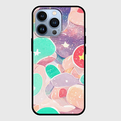 Чехол для iPhone 13 Pro Яркие сказочные узоры, цвет: 3D-черный