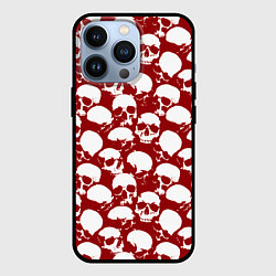 Чехол iPhone 13 Pro Череп и кровь