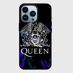 Чехол iPhone 13 Pro Queen пламя неон