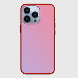 Чехол iPhone 13 Pro Градиент - розовая пастель