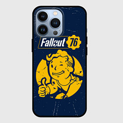 Чехол для iPhone 13 Pro FALLOUT 76 - Черточки, цвет: 3D-черный