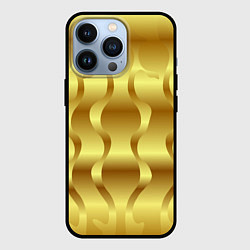 Чехол iPhone 13 Pro Золото абстрактная графика