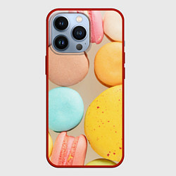 Чехол iPhone 13 Pro Разноцветные пирожные Макарон