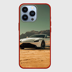 Чехол для iPhone 13 Pro Спорткар в Пустыне, цвет: 3D-красный