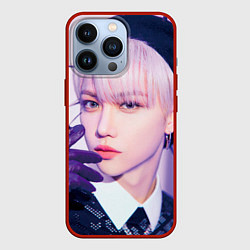 Чехол для iPhone 13 Pro Stray Kids 2nd World Tour Maniac Felix, цвет: 3D-красный