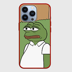 Чехол для iPhone 13 Pro Pepe Gomer прячется в кусты, цвет: 3D-красный