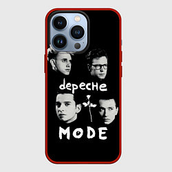 Чехол для iPhone 13 Pro Depeche Mode portrait, цвет: 3D-красный