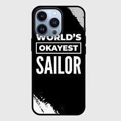 Чехол iPhone 13 Pro Worlds okayest sailor - dark