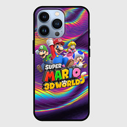 Чехол iPhone 13 Pro Герои Super Mario 3D World - Nintendo