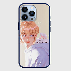 Чехол для iPhone 13 Pro SKZOO Felix Jinniret Leebit, цвет: 3D-тёмно-синий