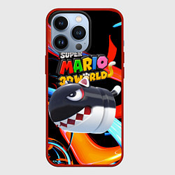 Чехол iPhone 13 Pro Cat Bullet Bill - Super mario 3D World - Nintendo