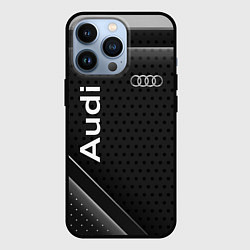 Чехол iPhone 13 Pro Audi карбон