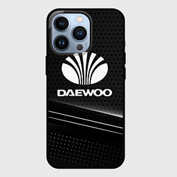 Чехол для iPhone 13 Pro Daewoo Абстракция, цвет: 3D-черный