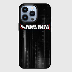 Чехол iPhone 13 Pro Samurai - Киберпанк - Двоичный код