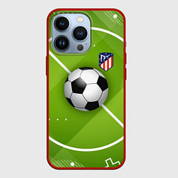 Чехол iPhone 13 Pro Atletico madrid Мяч
