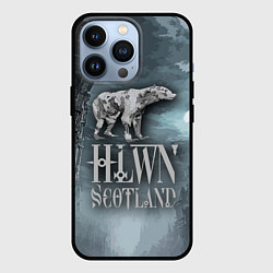 Чехол iPhone 13 Pro Bear- zombie - halloween Scotland