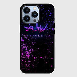 Чехол iPhone 13 Pro Evangelion neon logo