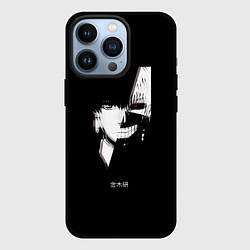 Чехол для iPhone 13 Pro Tokyo Ghoul Kaneki Ken glitch, цвет: 3D-черный