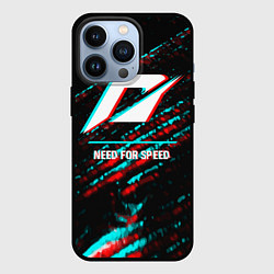 Чехол iPhone 13 Pro Need for Speed в стиле glitch и баги графики на те