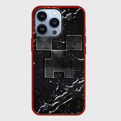 Чехол iPhone 13 Pro Minecraft black