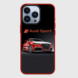 Чехол iPhone 13 Pro Audi sport - racing team