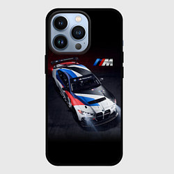 Чехол для iPhone 13 Pro BMW M4 GT4 - M Performance - Motorsport, цвет: 3D-черный