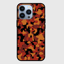 Чехол iPhone 13 Pro Камуфляж Common Orange