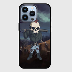 Чехол iPhone 13 Pro Скелет панка
