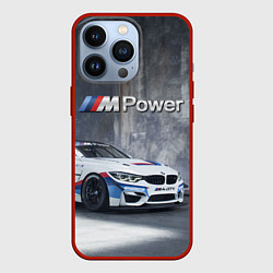 Чехол iPhone 13 Pro BMW M4 GT4 - racing team - motorsport