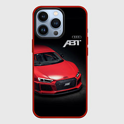 Чехол для iPhone 13 Pro Audi quattro ABT autotuning, цвет: 3D-красный