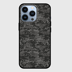 Чехол iPhone 13 Pro Камуфляж AOR-2 серый пиксель