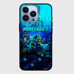 Чехол iPhone 13 Pro Minecraft water