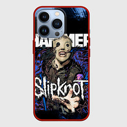 Чехол iPhone 13 Pro Slipknot hammer blue