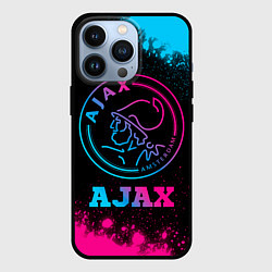 Чехол для iPhone 13 Pro Ajax - neon gradient, цвет: 3D-черный