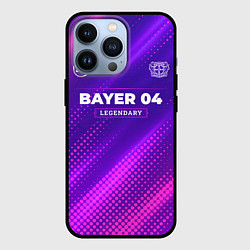 Чехол iPhone 13 Pro Bayer 04 legendary sport grunge