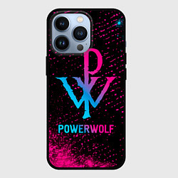 Чехол iPhone 13 Pro Powerwolf - neon gradient