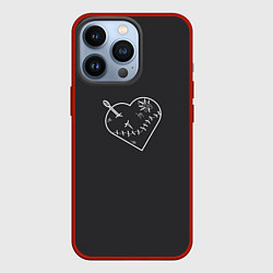 Чехол iPhone 13 Pro Раненное сердце в швах