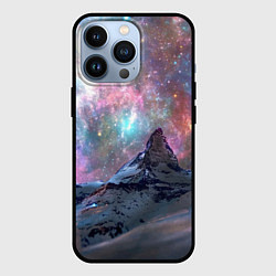 Чехол iPhone 13 Pro Снежная вершина и бесконечное космическое простран